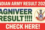 army agniveer exam result date 2025