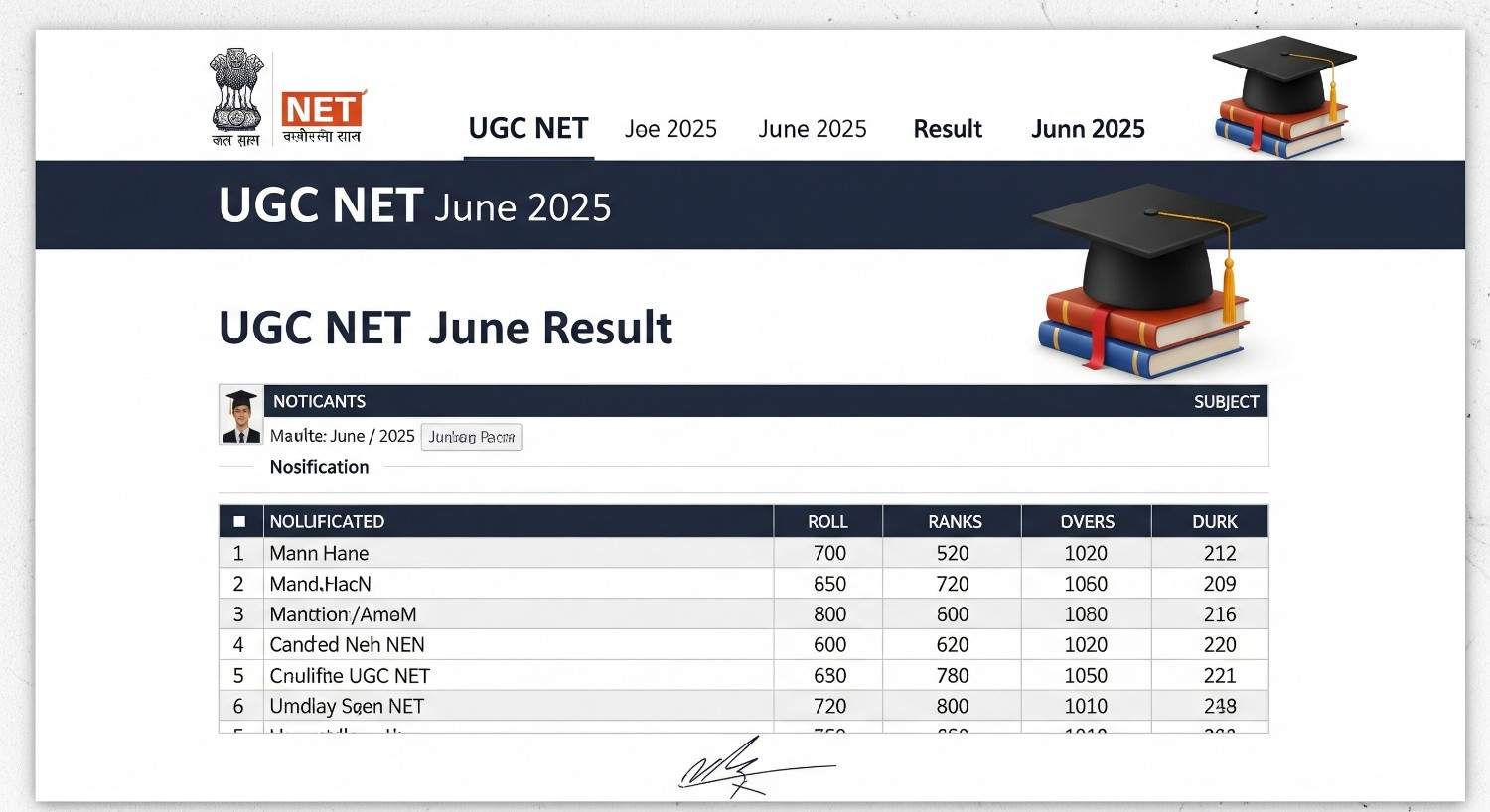 UGC NET June 2025 Result