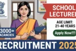 RPSC school lecturer recruitment