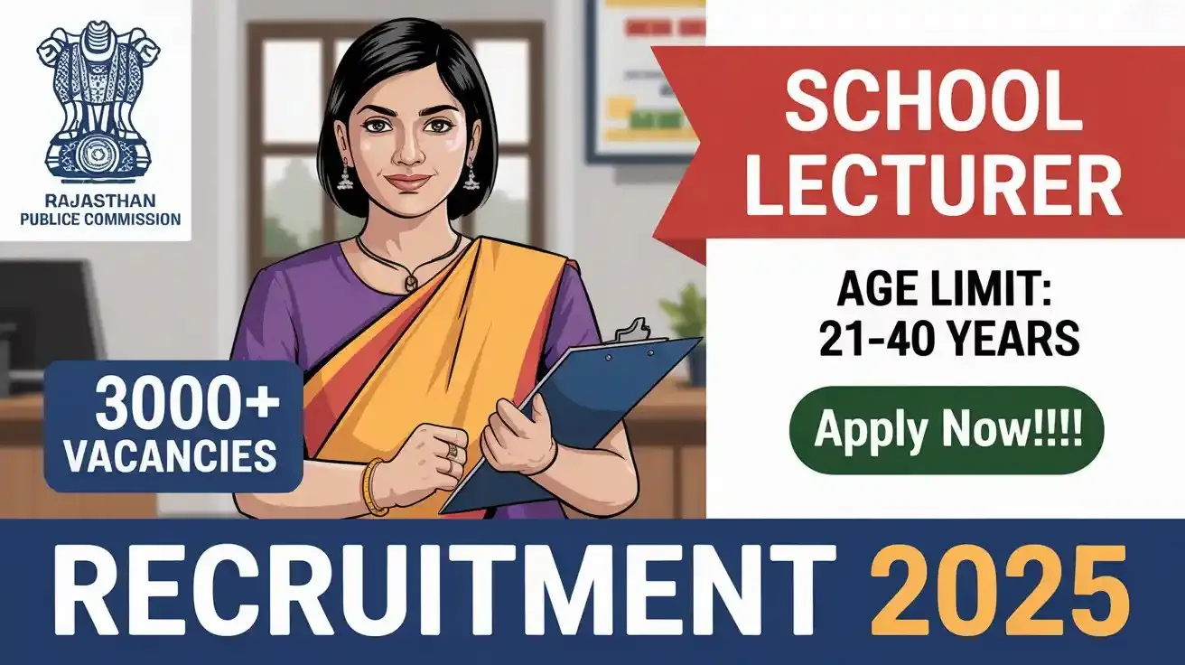 RPSC school lecturer recruitment