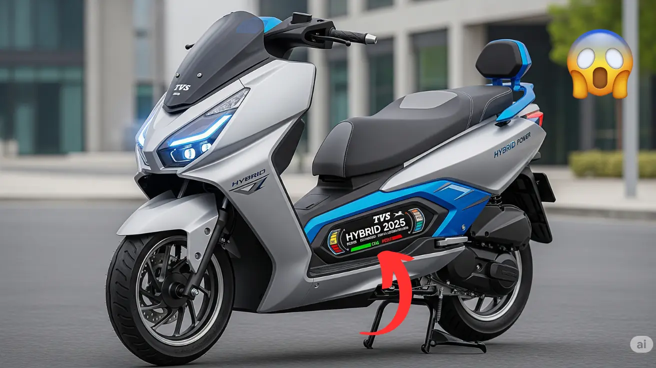 TVS Hybrid CNG Petrol Scooter 2025